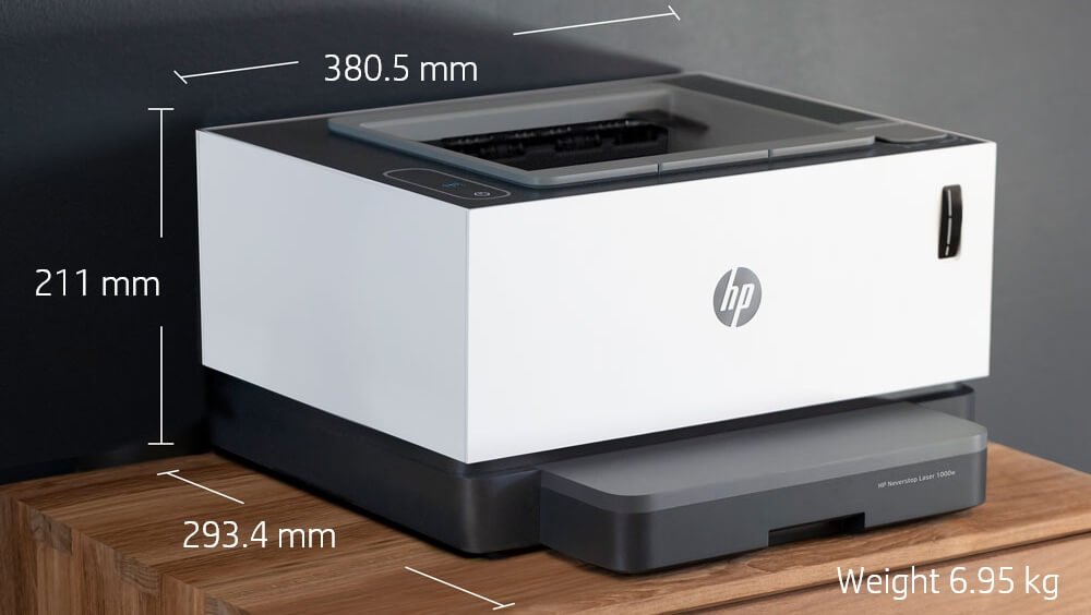 HP Neverstop Laser 1000w Wireless Printer | Innovink Solutions