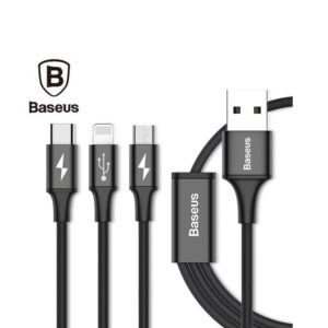 Baseus-3-in-1-Data-Faction-Cable-(Micro-+-iP-+-USB-Type-C)
