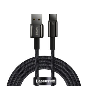 Baseus-Cable-For-Iphone-5-6-7-8-9-X-11-12-13-14-Series-Tungsten-Gold-Fast-Charging-Data-Cable-USB-to-Lightning-iP-2.4A-1m-Black